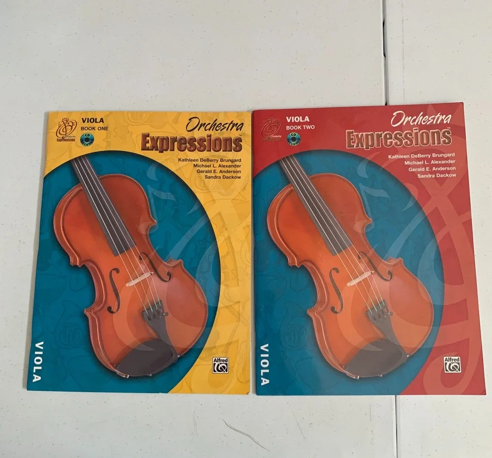 Orchestra Expressions, Book 1,2 Student Edition: Violin, Lot Of 2 Book Audio CD